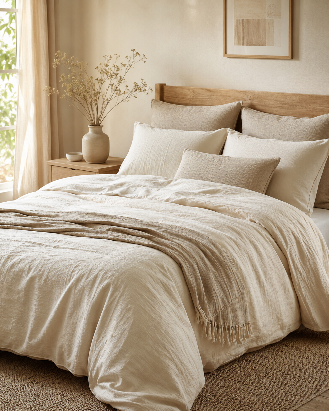 Solnaque™ MeadowSoft Washed Cotton Bedding Set