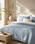 Solnaque™ CloudFern Quilted Coverlet