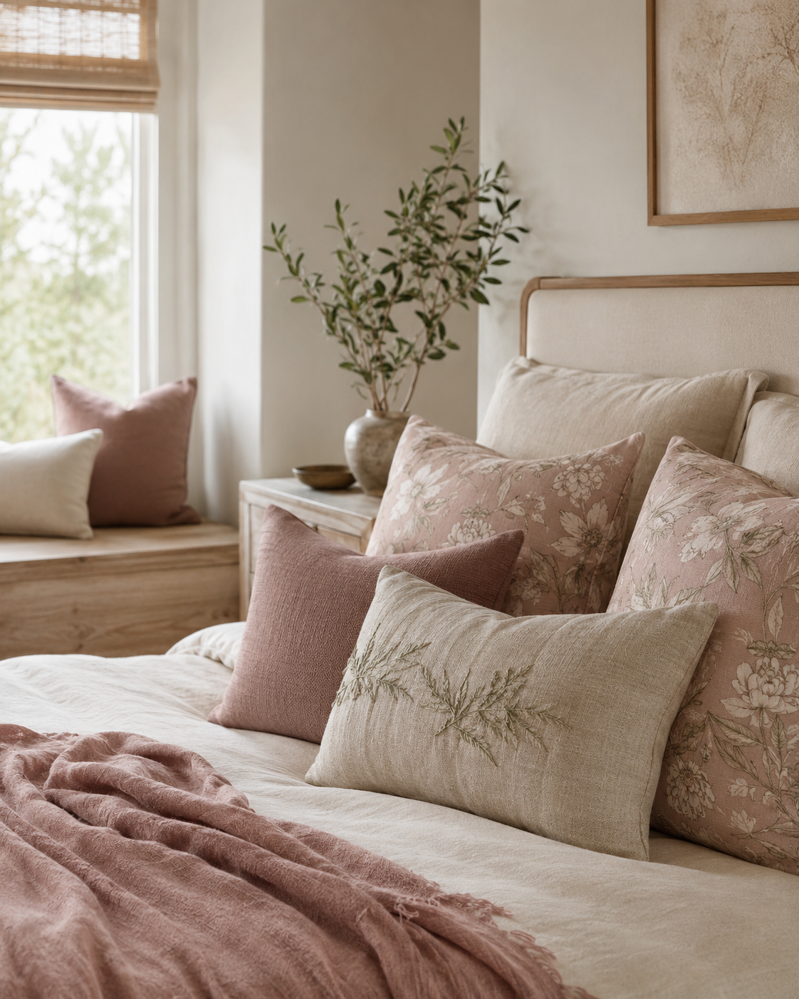Solnaque™ QuietBloom Pillow Cover Set