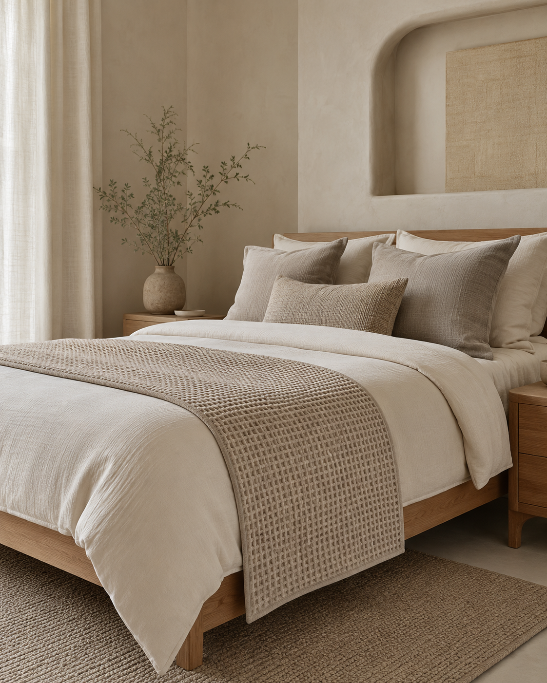 Solnaque™ WaffleMist Bed Runner
