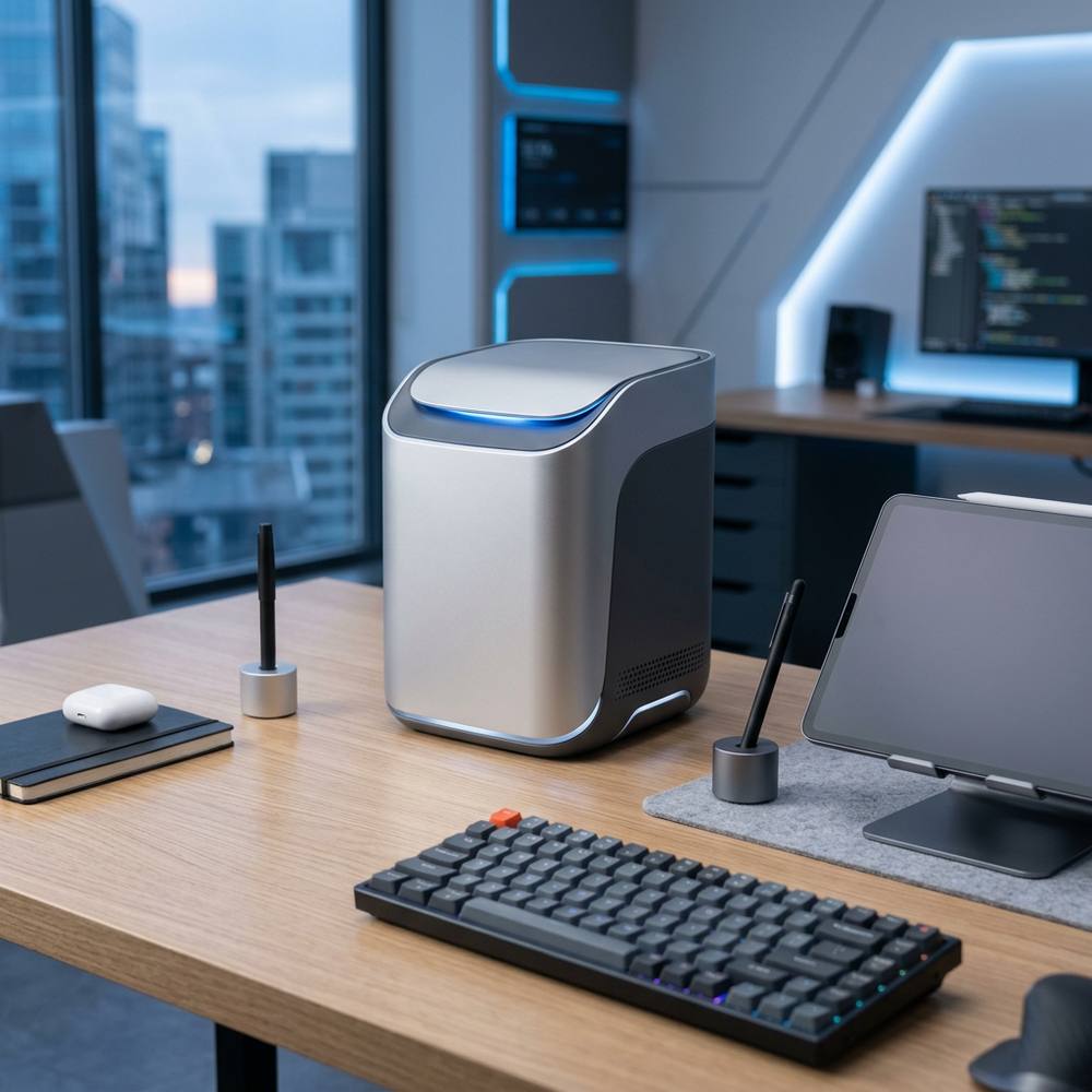 Solnaque™ Nexus Pro — AI-Powered Smart Desktop Workstation &amp; Creative Hub
