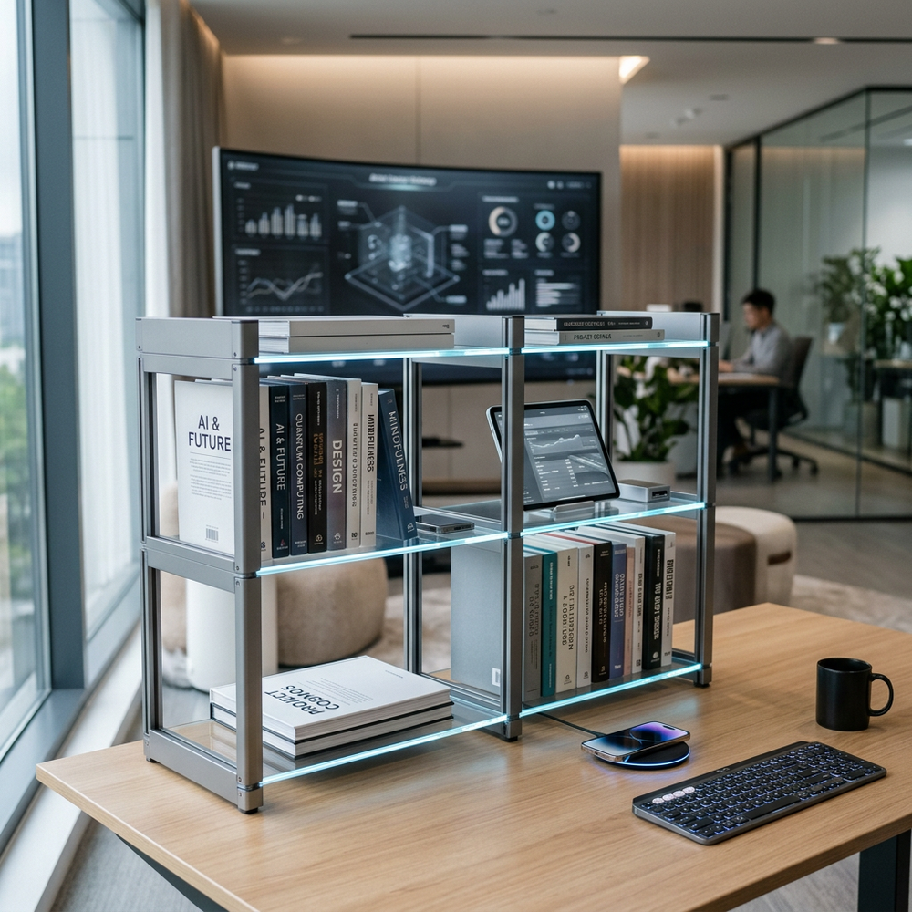 Solnaque™ AuraMod: The Intelligent Ambient Desk Organizer &amp; Display System